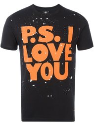 футболка 'P.S. I Love You'  Paul Smith London
