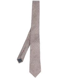галстук с узором в ломаную клетку Brunello Cucinelli