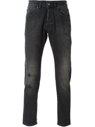 джинсы кроя скинни с панельным дизайном  Pierre Balmain
