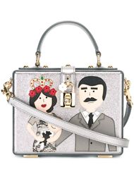 сумка-тоут с нашивкой 'Dolce' Dolce &amp; Gabbana