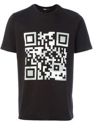 футболка с принтом QR кода Y-3