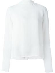 блузка с высокой горловиной MSGM