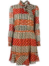 платье с геометрическим принтом Red Valentino