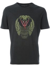 футболка с принтом змеи John Varvatos