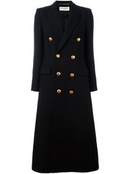 пальто на пуговицах  Saint Laurent