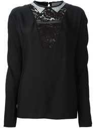 топ c V-образным вырезом   Lanvin
