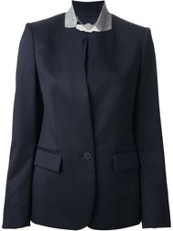 пиджак с контрастным воротничком Stella McCartney