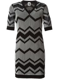 платье зигзагообразной вязки   M Missoni