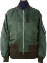 многослойная куртка-бомбер  Sacai