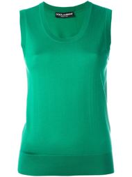 fine knit sleeveless top  Dolce &amp; Gabbana