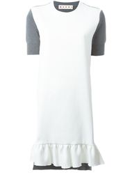 платье с оборками  Marni