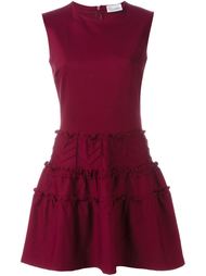 платье с оборками  Red Valentino