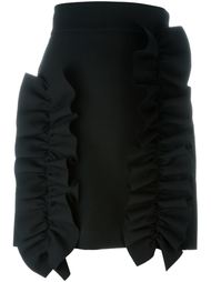 короткая юбка с драпировкой MSGM