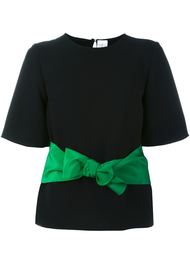 футболка с контрастным поясом Victoria Victoria Beckham