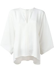 блузка с рукавами три четверти  Helmut Lang