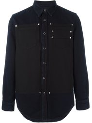 рубашка с контрастной панелью Givenchy