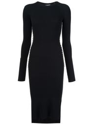 платье в рубчик Mugler