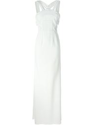 длинное платье с лямками на спине Roland Mouret