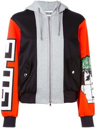 толстовка на молнии с капюшоном  Moschino