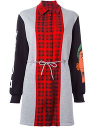 платье с панельным дизайном  Moschino