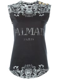 топ без рукавов  Balmain