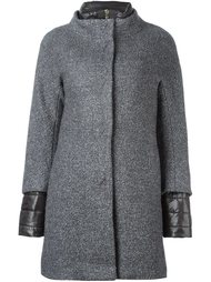 пальто с двухслойными рукавами Herno