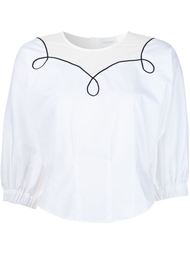блузка с вышивкой Rachel Comey