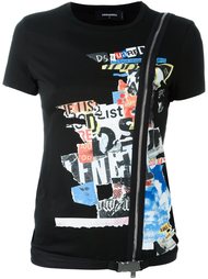 футболка с принтом коллажа Dsquared2