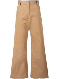 расклешенные укороченные брюки  Rachel Comey
