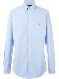 рубашка на пуговицах с вышитым логотипом Polo Ralph Lauren