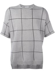 свитер в клетку  Brunello Cucinelli