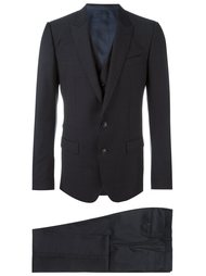 three piece micro dots suit Dolce &amp; Gabbana