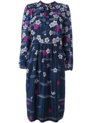 платье с цветочным принтом   Lanvin Vintage