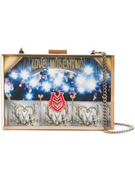 клатч с цепочной лямкой  Love Moschino