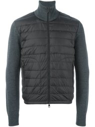 куртка с трикотажными рукавами Moncler