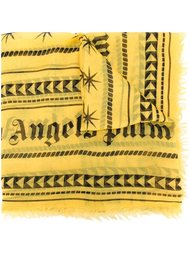 шарф с геометрическим узором  Palm Angels