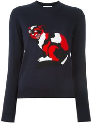 свитер с принтом кота  MSGM