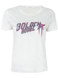 футболка с принтом логотипа  Golden Goose Deluxe Brand