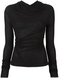 драпированный топ Rick Owens