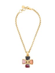 ожерелье с подвеской-крестом Chanel Vintage