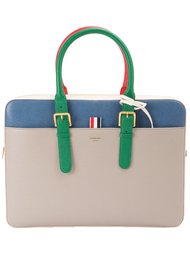 adjustable handles laptop bag Thom Browne