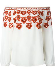 блузка с вышивкой Tory Burch