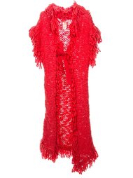 длинный кардиган свободной вязки John Galliano Vintage