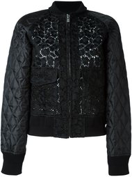 кружевная куртка-бомбер  Sacai