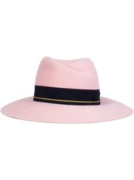 'Virginie' stripe band hat Maison Michel