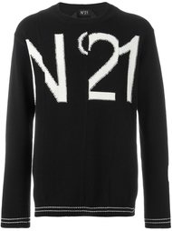 logo intarsia jumper Nº21