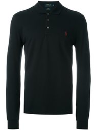 футболка-поло с вышитым логотипом Polo Ralph Lauren