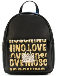 рюкзак с логотипом  Love Moschino