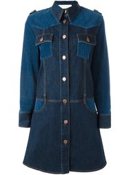 джинсовое платье с панельным дизайном See By Chloé
