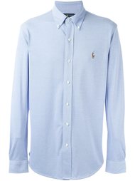 рубашка с вышитым логотипом Polo Ralph Lauren